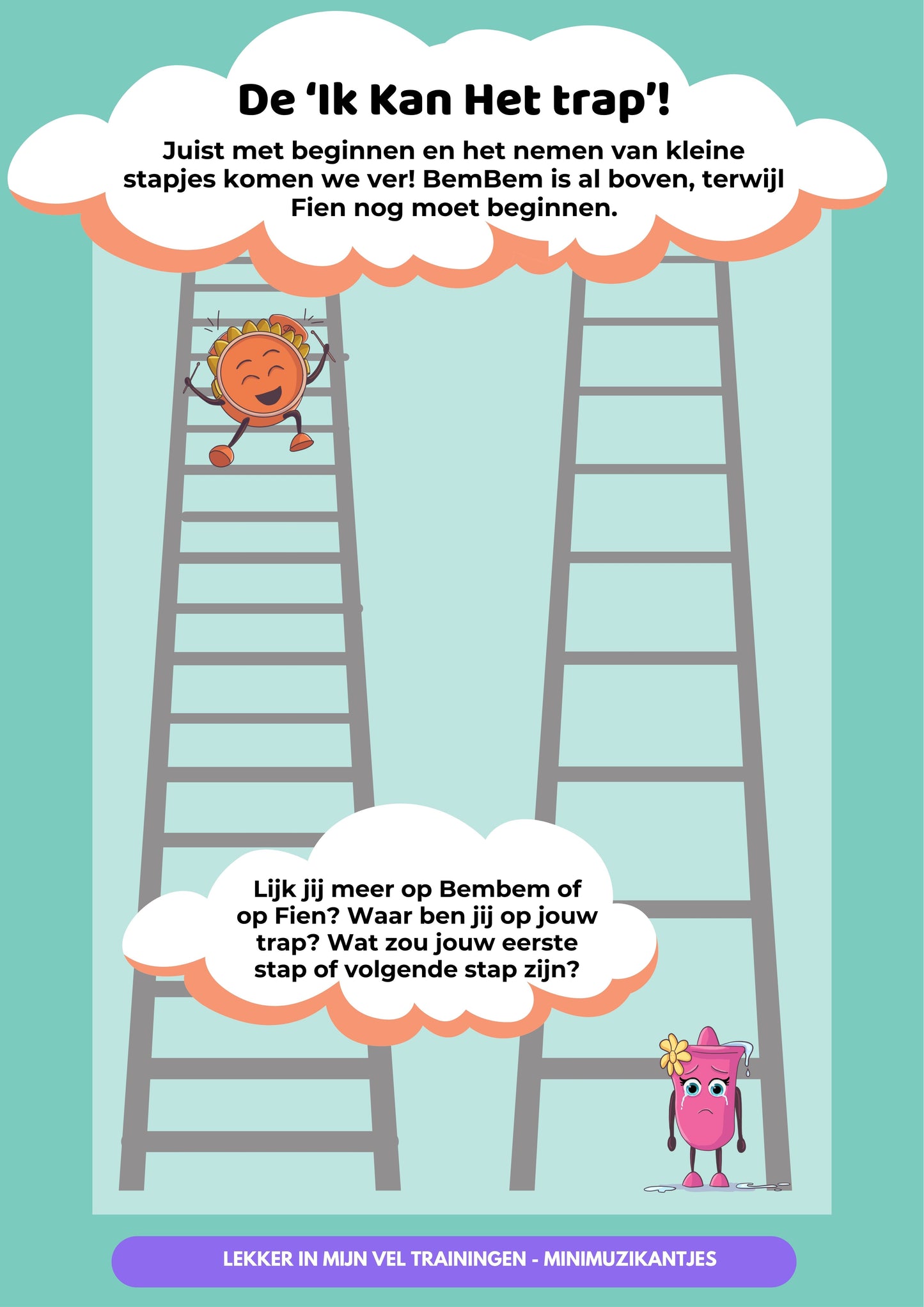 Poster De Ik Kan Het trap